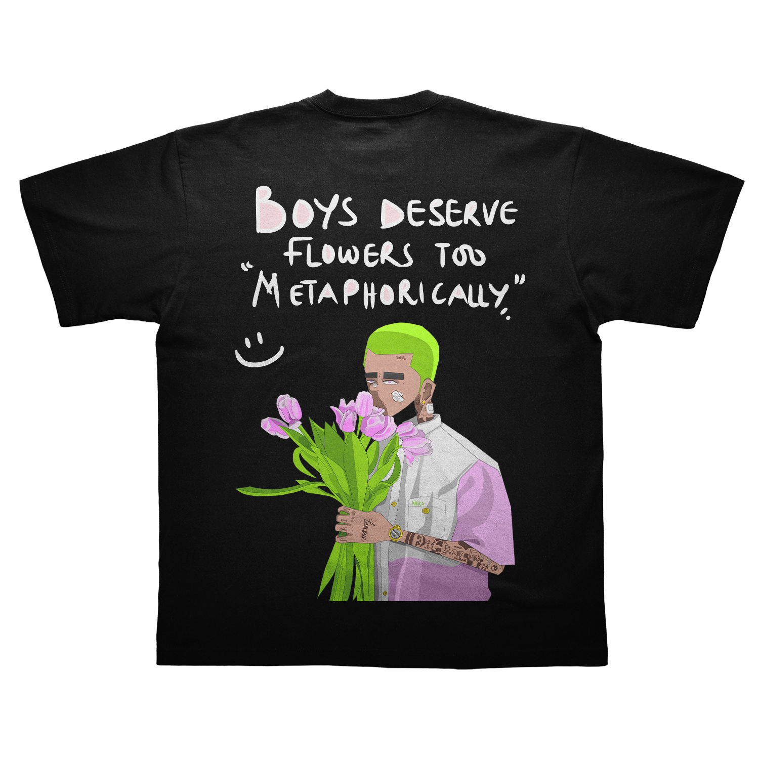 Boys Deserve Flowers Tee - CC-SS1